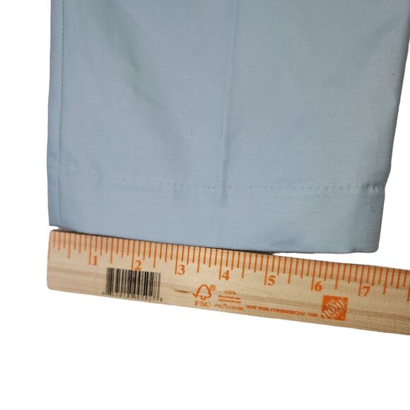 Willi Smith Women's Ankle Pants Size 10 Tapered Leg Trousers Stretch  Blue NWT - Picture 6 of 8
